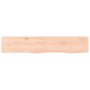 Wandregal aus unbehandeltem massivem Eichenholz, 100 x 20 x 4 cm von vidaXL, Regale und Regale - Ref: Foro24-363558, Preis: 6...