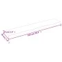 Wandregal aus unbehandeltem massivem Eichenholz, 100 x 20 x 4 cm von vidaXL, Regale und Regale - Ref: Foro24-363558, Preis: 6...