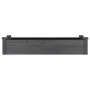 Flowerbed planter lined with solid fir brown wood 120x45x25 cm by vidaXL, Pots and planters - Ref: Foro24-364288, Price: 61,6...