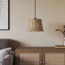 Brown wicker ceiling lamp shade Ø20x15 cm by vidaXL, Lampshades - Ref: Foro24-364373, Price: 19,78 €, Discount: %