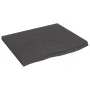 Dark brown treated oak wood wall shelf 60x50x(2-4) cm by vidaXL, Shelves and shelves - Ref: Foro24-363771, Price: 56,06 €, Di...