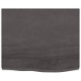 Wandregal aus dunkelbraun behandeltem Eichenholz, 60x50x(2-4) cm von vidaXL, Regale und Regale - Ref: Foro24-363771, Preis: 5...