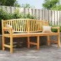Banco de jardín madera maciza de teca 179,5x60x90 cm de vidaXL, Bancos de jardín - Ref: Foro24-364410, Precio: 281,52 €, Desc...