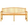 Banco de jardín madera maciza de teca 179,5x60x90 cm de vidaXL, Bancos de jardín - Ref: Foro24-364410, Precio: 281,52 €, Desc...