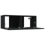 Muebles para TV 2 uds madera contrachapada negro 80x30x30 cm de vidaXL, Muebles TV - Ref: Foro24-804536, Precio: 92,17 €, Des...