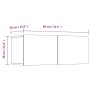 TV-Möbel 2 Stk. Sperrholz schwarz 80x30x30 cm von vidaXL, TV-Möbel - Ref: Foro24-804536, Preis: 95,59 €, Rabatt: %