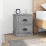 Nachttische 2 Stück graues Sperrholz 39x39x47,5 cm von vidaXL, Nachttische - Ref: Foro24-816153, Preis: 73,34 €, Rabatt: %