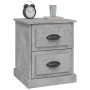 Nachttische 2 Stück graues Sperrholz 39x39x47,5 cm von vidaXL, Nachttische - Ref: Foro24-816153, Preis: 73,34 €, Rabatt: %