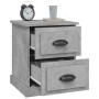 Nachttische 2 Stück graues Sperrholz 39x39x47,5 cm von vidaXL, Nachttische - Ref: Foro24-816153, Preis: 73,34 €, Rabatt: %