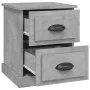 Bedside tables 2 pcs gray plywood 39x39x47.5 cm by vidaXL, Nightstands - Ref: Foro24-816153, Price: 72,53 €, Discount: %