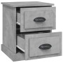 Nachttische 2 Stück graues Sperrholz 39x39x47,5 cm von vidaXL, Nachttische - Ref: Foro24-816153, Preis: 73,34 €, Rabatt: %