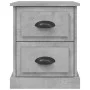 Bedside tables 2 pcs gray plywood 39x39x47.5 cm by vidaXL, Nightstands - Ref: Foro24-816153, Price: 72,53 €, Discount: %