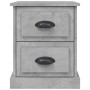 Nachttische 2 Stück graues Sperrholz 39x39x47,5 cm von vidaXL, Nachttische - Ref: Foro24-816153, Preis: 73,34 €, Rabatt: %
