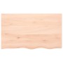 Wandregal aus unbehandeltem massivem Eichenholz, 100 x 60 x 2 cm von vidaXL, Regale und Regale - Ref: Foro24-363569, Preis: 8...