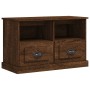 TV-Schrank aus braunem Eichensperrholz, 80 x 35 x 50 cm von vidaXL, TV-Möbel - Ref: Foro24-816287, Preis: 74,52 €, Rabatt: %