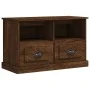 TV-Schrank aus braunem Eichensperrholz, 80 x 35 x 50 cm von vidaXL, TV-Möbel - Ref: Foro24-816287, Preis: 73,53 €, Rabatt: %