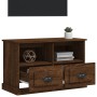 TV-Schrank aus braunem Eichensperrholz, 80 x 35 x 50 cm von vidaXL, TV-Möbel - Ref: Foro24-816287, Preis: 74,52 €, Rabatt: %