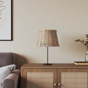 Brown wicker lamp shade Ø25x17 cm by vidaXL, Lampshades - Ref: Foro24-364390, Price: 19,37 €, Discount: %