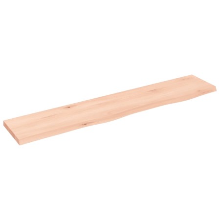 Wandregal aus unbehandeltem massivem Eichenholz, 100 x 20 x 2 cm von vidaXL, Regale und Regale - Ref: Foro24-363557, Preis: 4...