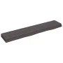Wandregal aus dunkelbraun behandeltem Eichenholz, 100 x 20 x 6 cm von vidaXL, Regale und Regale - Ref: Foro24-363799, Preis: ...