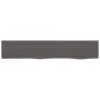 Wandregal aus dunkelbraun behandeltem Eichenholz, 100 x 20 x 6 cm von vidaXL, Regale und Regale - Ref: Foro24-363799, Preis: ...