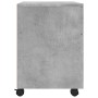 Aktenschrank aus betongrauem Sperrholz mit Rädern, 45 x 38 x 54 cm von vidaXL, Aktenschränke - Ref: Foro24-811524, Preis: 40,...