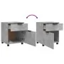 Concrete gray plywood wheels filing cabinet 45x38x54cm by vidaXL, Filing cabinets - Ref: Foro24-811524, Price: 39,78 €, Disco...