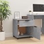 Aktenschrank aus betongrauem Sperrholz mit Rädern, 45 x 38 x 54 cm von vidaXL, Aktenschränke - Ref: Foro24-811524, Preis: 40,...