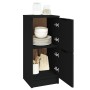 Aparador de madera contrachapada negro 30x30x70 cm de vidaXL, Aparadores - Ref: Foro24-811172, Precio: 63,94 €, Descuento: %
