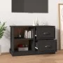 Schwarzer TV-Schrank aus Sperrholz, 73 x 35,5 x 47,5 cm von vidaXL, TV-Möbel - Ref: Foro24-816169, Preis: 58,71 €, Rabatt: %