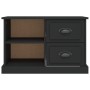 Schwarzer TV-Schrank aus Sperrholz, 73 x 35,5 x 47,5 cm von vidaXL, TV-Möbel - Ref: Foro24-816169, Preis: 59,46 €, Rabatt: %