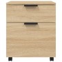 Aktenschrank Räder Sperrholz Sonoma Eiche 45x38x54 cm von vidaXL, Aktenschränke - Ref: Foro24-811523, Preis: 45,67 €, Rabatt: %