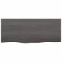 Dark brown treated oak wood wall shelf 100x40x(2-4)cm by vidaXL, Shelves and shelves - Ref: Foro24-363804, Price: 35,54 €, Di...