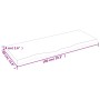 Wandregal aus dunkelbraun behandeltem Eichenholz, 100 x 40 x (2-4) cm von vidaXL, Regale und Regale - Ref: Foro24-363804, Pre...