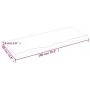 Wandregal aus dunkelbraun behandeltem Eichenholz, 100 x 40 x (2-4) cm von vidaXL, Regale und Regale - Ref: Foro24-363804, Pre...