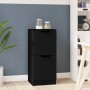 Aparador de madera contrachapada negro 30x30x70 cm de vidaXL, Aparadores - Ref: Foro24-811171, Precio: 53,29 €, Descuento: %