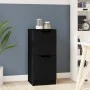Aparador de madera contrachapada negro 30x30x70 cm de vidaXL, Aparadores - Ref: Foro24-811171, Precio: 50,18 €, Descuento: %
