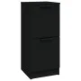 Aparador de madera contrachapada negro 30x30x70 cm de vidaXL, Aparadores - Ref: Foro24-811171, Precio: 50,18 €, Descuento: %