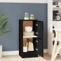 Aparador de madera contrachapada negro 30x30x70 cm de vidaXL, Aparadores - Ref: Foro24-811171, Precio: 50,18 €, Descuento: %