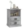 Mesitas de noche 2 unidades gris hormigón 43x36x60 cm de vidaXL, Mesitas de noche - Ref: Foro24-816337, Precio: 83,15 €, Desc...