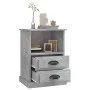 Mesitas de noche 2 unidades gris hormigón 43x36x60 cm de vidaXL, Mesitas de noche - Ref: Foro24-816337, Precio: 83,15 €, Desc...