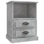 Nachttische 2 Einheiten betongrau 43x36x60 cm von vidaXL, Nachttische - Ref: Foro24-816337, Preis: 83,15 €, Rabatt: %