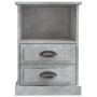 Mesitas de noche 2 unidades gris hormigón 43x36x60 cm de vidaXL, Mesitas de noche - Ref: Foro24-816337, Precio: 84,02 €, Desc...
