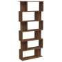 Oak brown plywood shelving/screen 80x24x192cm by vidaXL, Bookcases and shelves - Ref: Foro24-816061, Price: 138,07 €, Discoun...