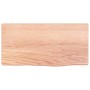 Regal aus hellbraun behandeltem Eichenholz für die Wand 40x20x2cm. von vidaXL, Regale und Regale - Ref: Foro24-363623, Preis:...