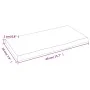 Estante de pared madera de roble tratada marrón claro 40x20x2cm de vidaXL, Estantes y estanterías - Ref: Foro24-363623, Preci...