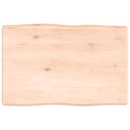 Tischplatte aus Massivholz natürliche Kante 60x40x(2-4) cm von vidaXL, Tischplatten - Ref: Foro24-363864, Preis: 37,21 €, Rab...