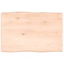 Tischplatte aus Massivholz natürliche Kante 60x40x(2-4) cm von vidaXL, Tischplatten - Ref: Foro24-363864, Preis: 37,21 €, Rab...