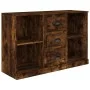 Aparador madera contrachapada roble ahumado 104,5x35,5x67,5 cm de vidaXL, Aparadores - Ref: Foro24-816237, Precio: 86,81 €, D...