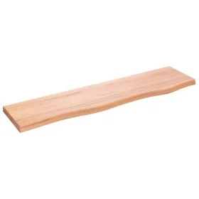 Light brown treated oak wood wall shelf 80x20x2cm by vidaXL, Shelves and shelves - Ref: Foro24-363659, Price: 35,95 €, Discou...